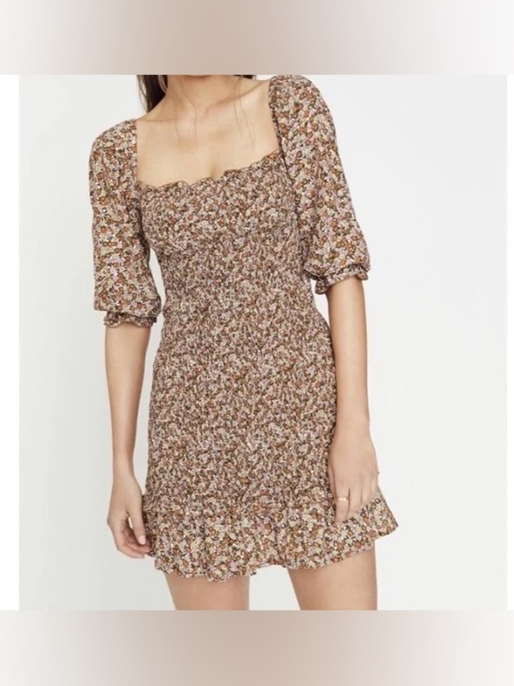 Faithfull the Brand Floral Mini Dress